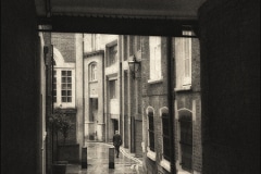 Tracy Ponich, Faraway 1 (London Shortcut), photograph on handmade washi.