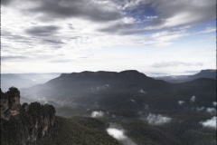 Tracy Ponich: From Here to There, photographic print  on cotton fibre  paper, Tasmanian Oak frame with museum glass, 64 x 64 cm.